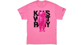 KAWS Brooklyn Museum WHAT PARTY T-shirt Pink