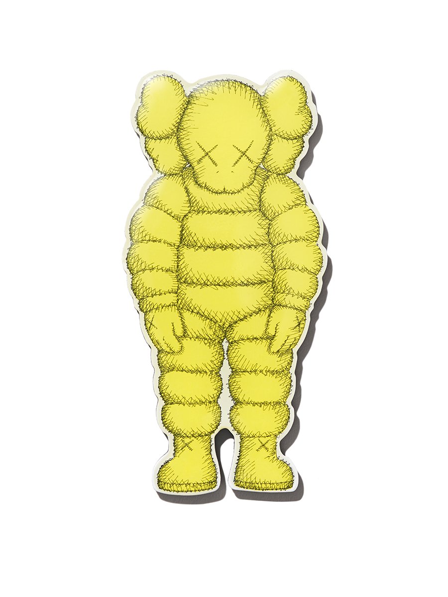 KAWS WHAT PARTY YELLOW - キャラクターグッズ