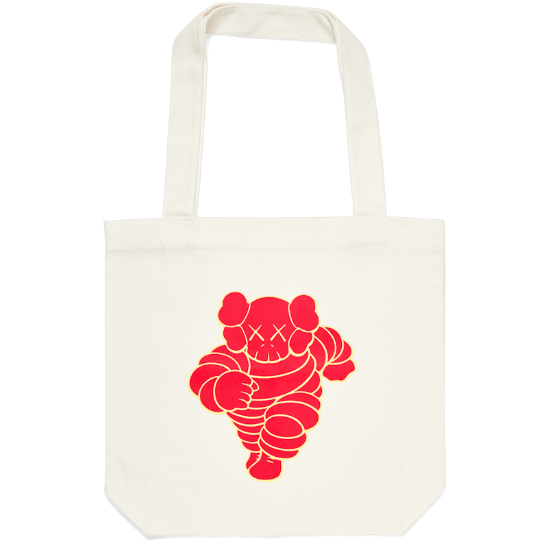 KAWS CHUM Tote Bag Red