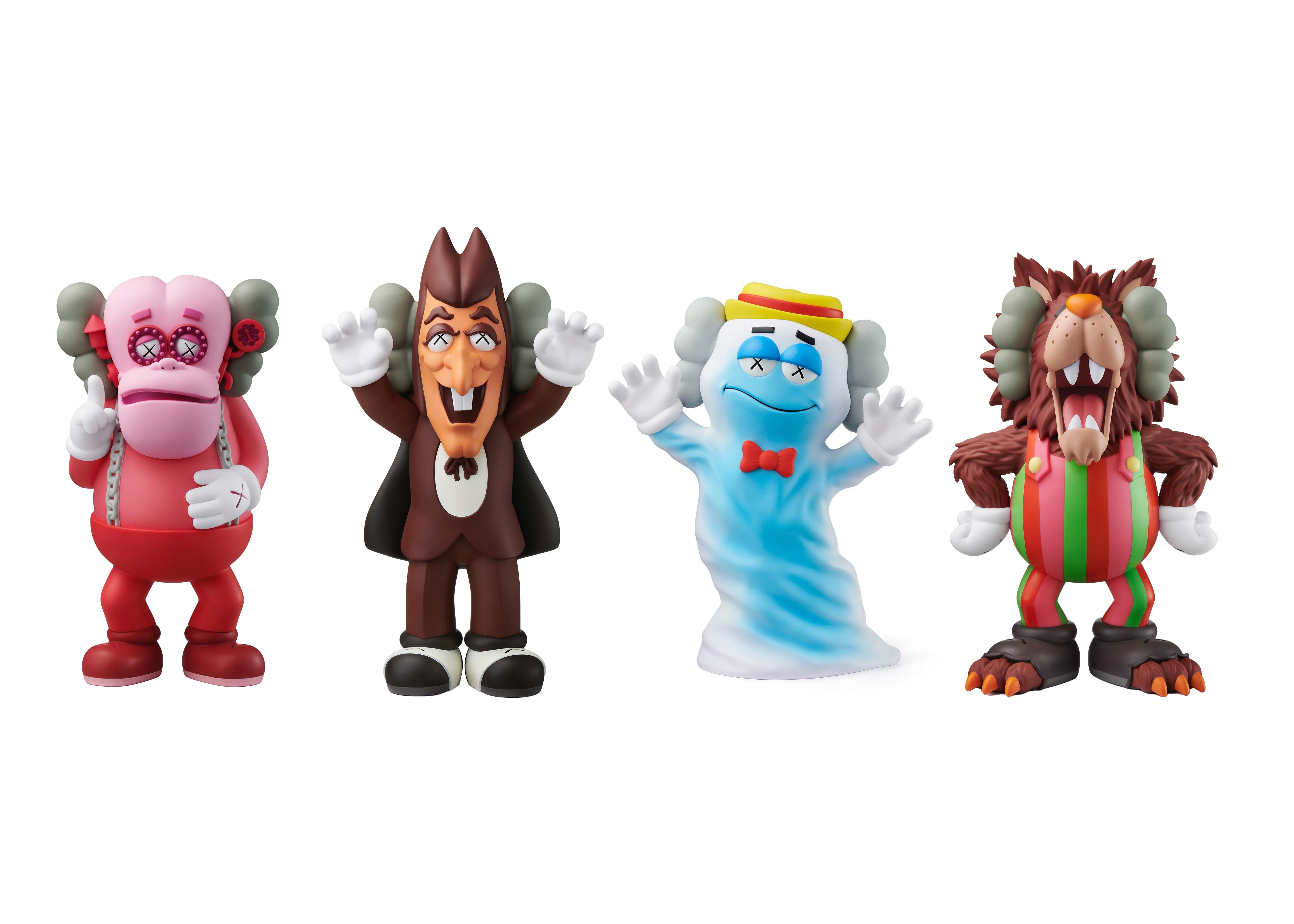 KAWS Cereal Monsters Franken Berry Count Chocula Boo Berry Frute 