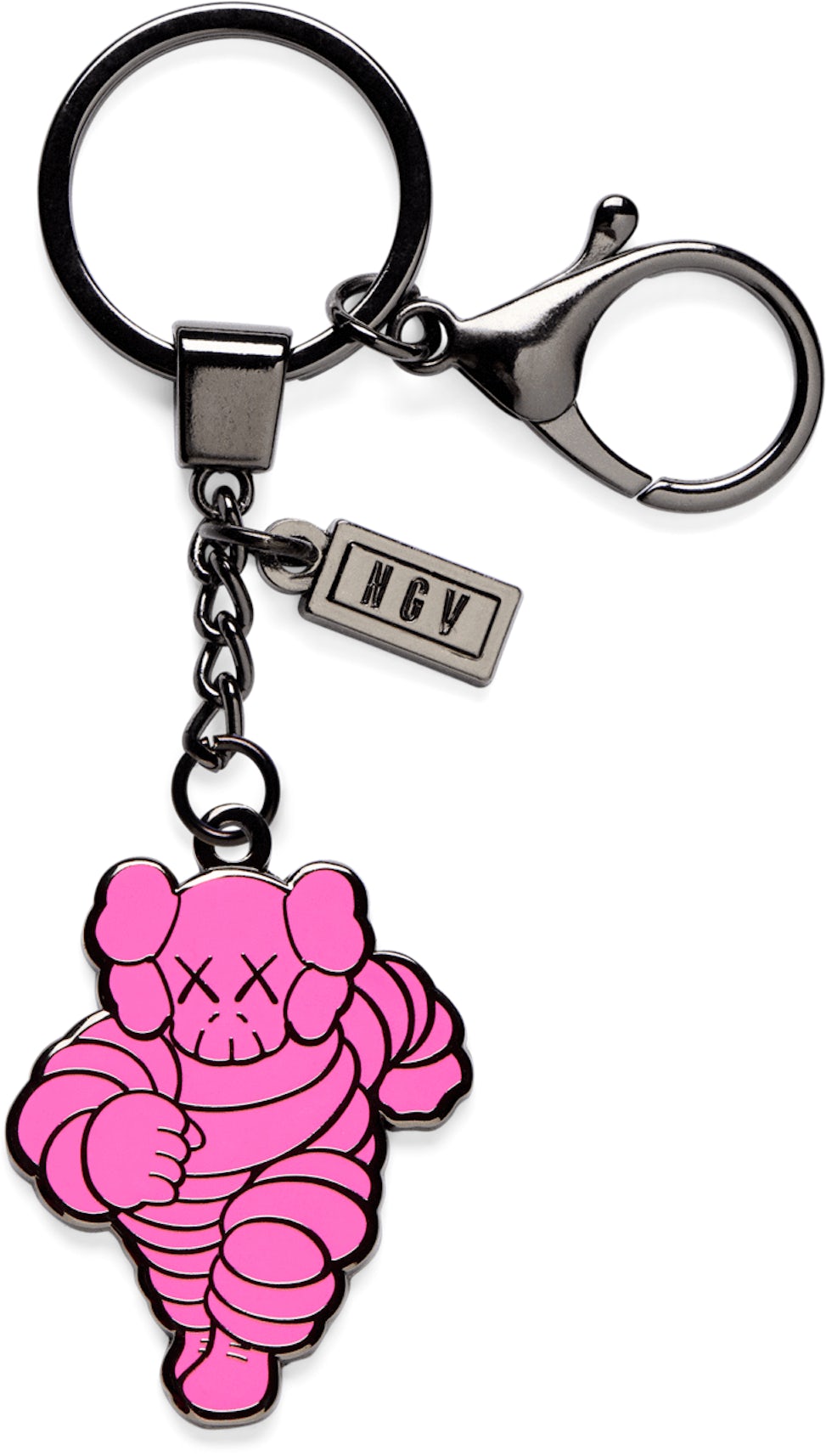 KAWS Chum Keychain Pink - US