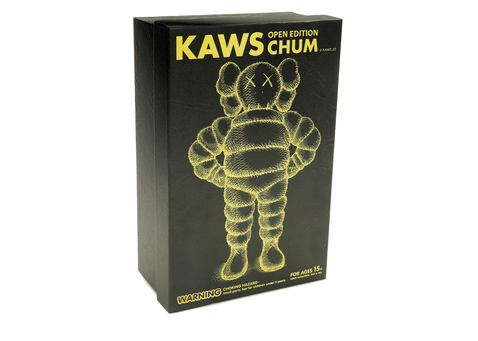 KAWS Chum Vinyl Figure Yellow (2022) - GB