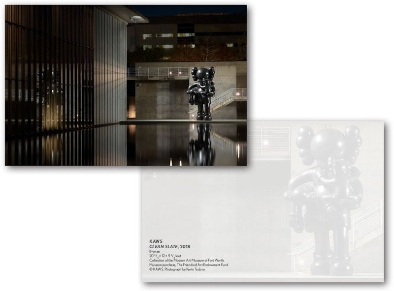 Cartoline KAWS Clean Slate (set di 5)
