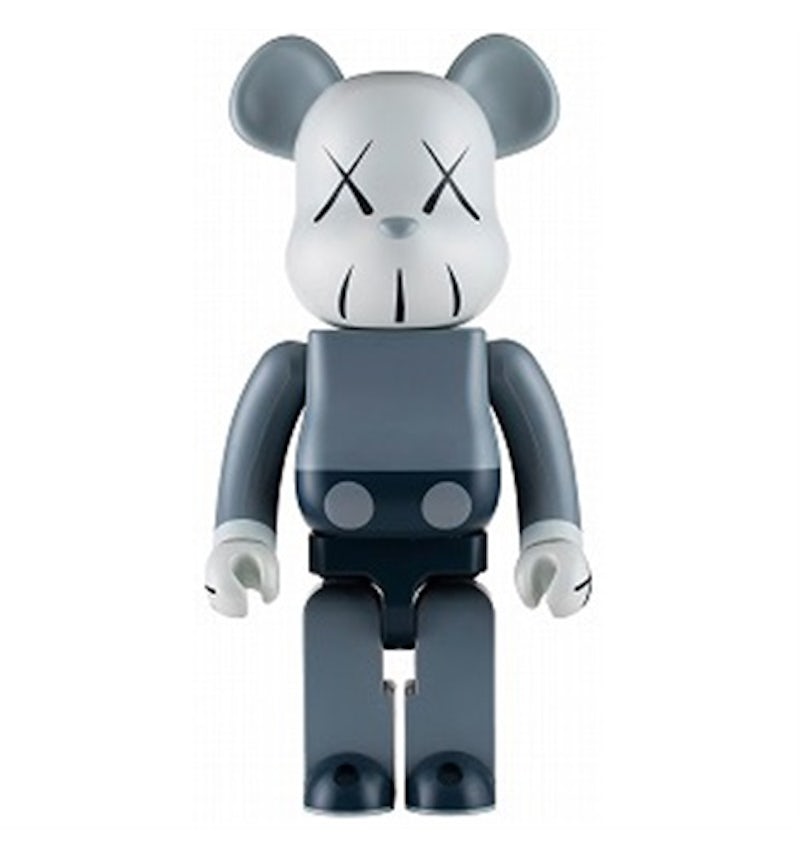 KAWS Companion Bearbrick 1000% Grey/Blue US - Main Image