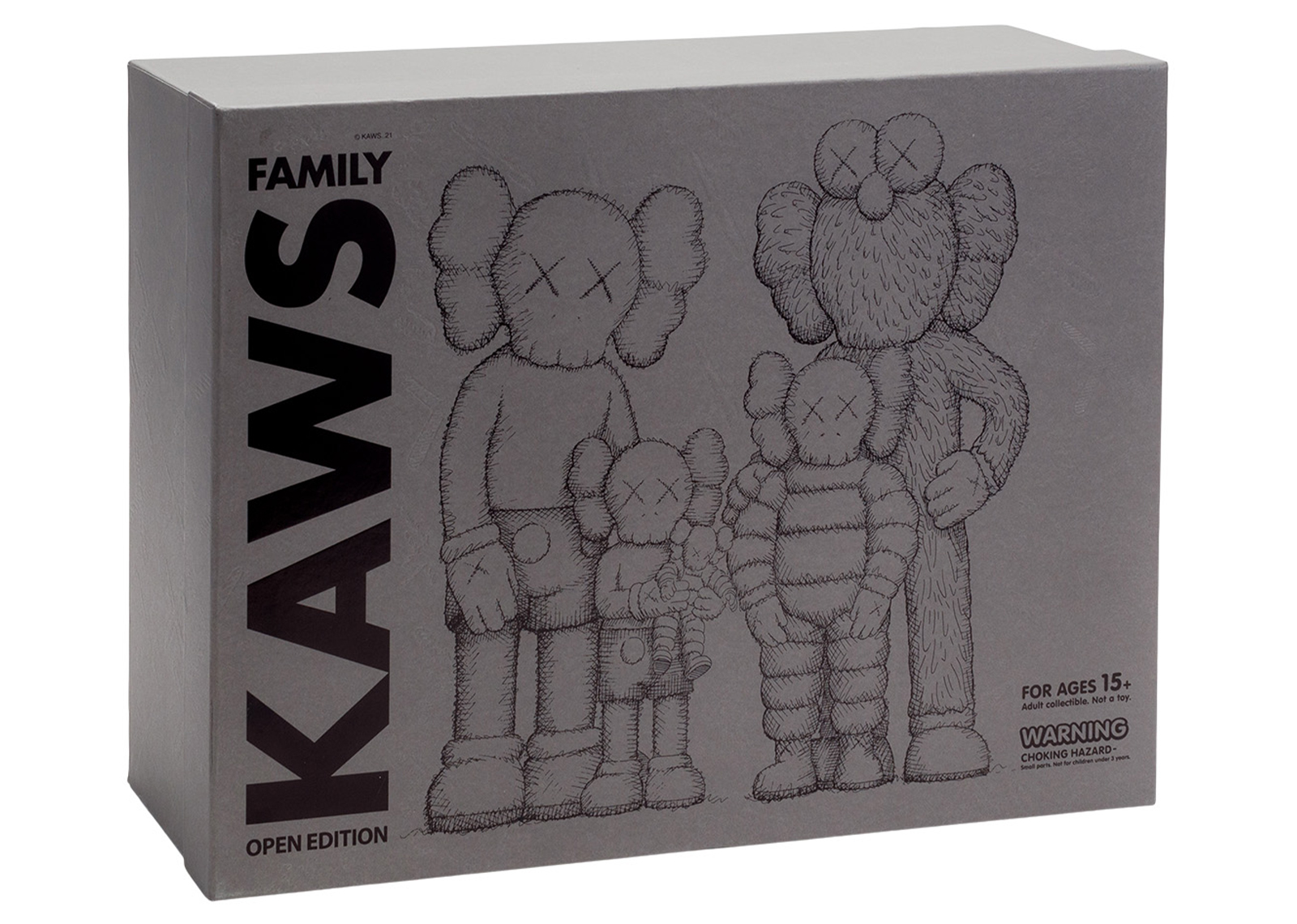 KAWS Family Vinyl Figures Brown/Blue/White - GB
