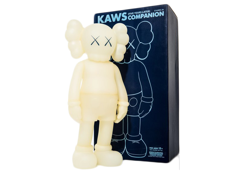 KAWS Five Years Later Companion Figure Glow In The Dark (Blue Eyes 