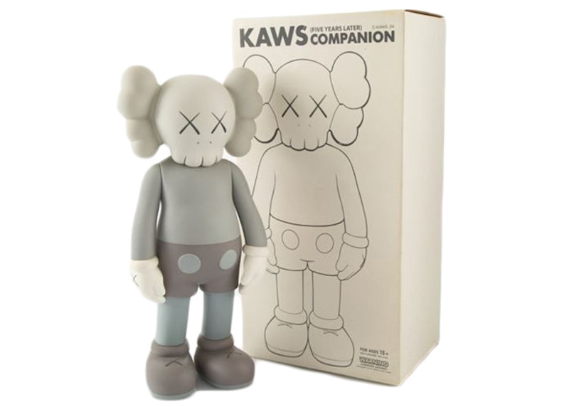 KAWS Five Years Later Companion Figure Grey - GB