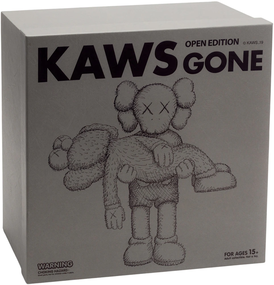 Figurine en vinyle KAWS Gone marron - FR