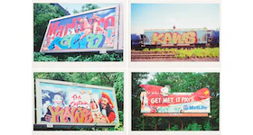 KAWS Grafitti Postcard (Set of 4) Multi