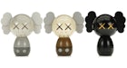KAWS HOLIDAY JAPAN Kokeshi Doll Set of 3 (Edition of 1,000) Multicolor