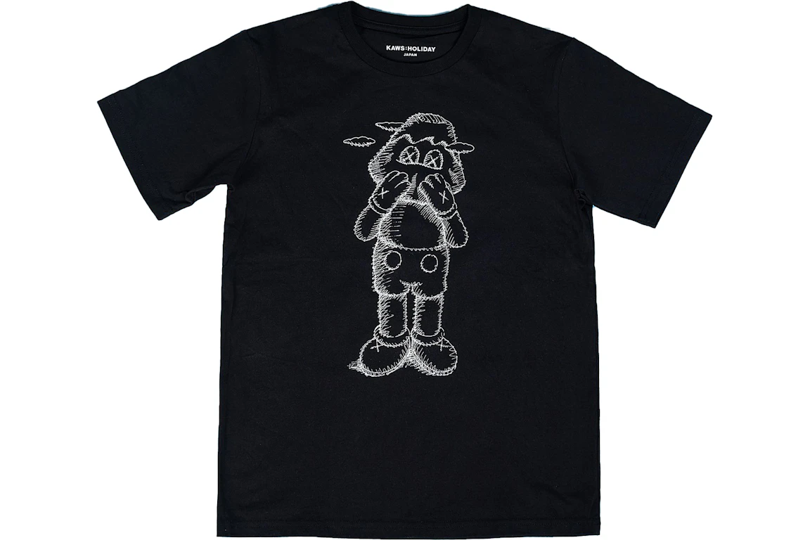 KAWS HOLIDAY JAPAN Sketch T-Shirt Black