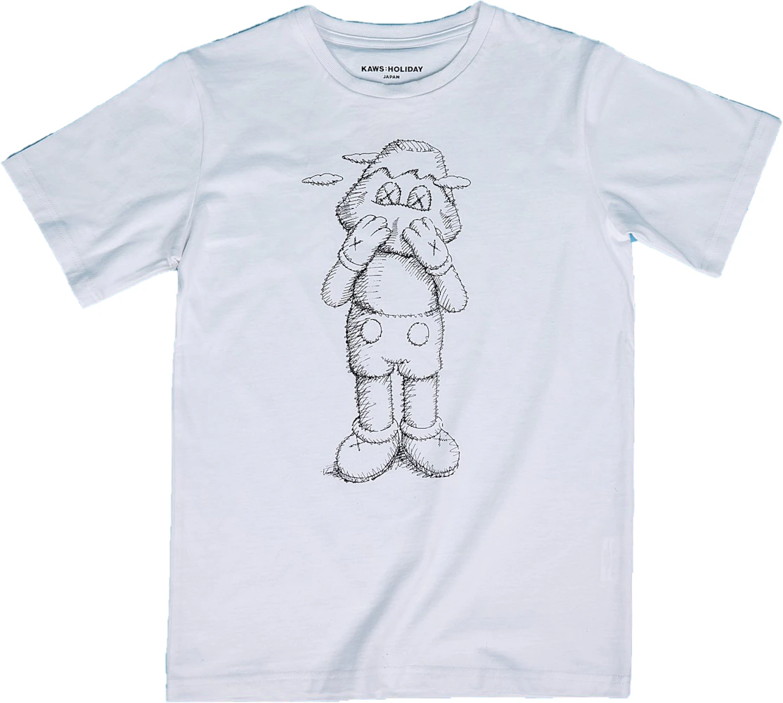 KAWS HOLIDAY JAPAN Sketch T-Shirt White Men's - SS19 - US