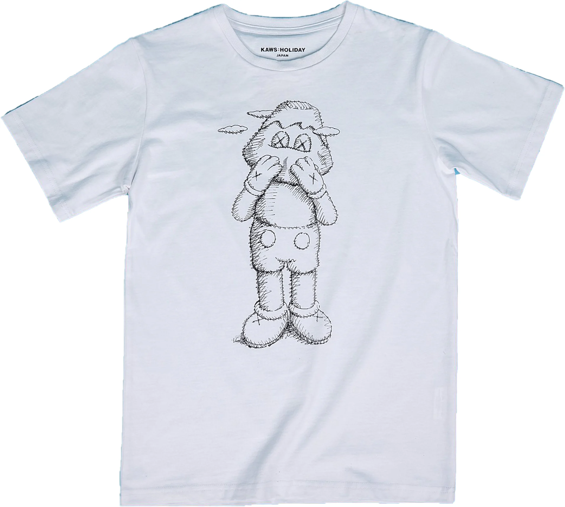 KAWS HOLIDAY JAPAN Sketch T-Shirt White