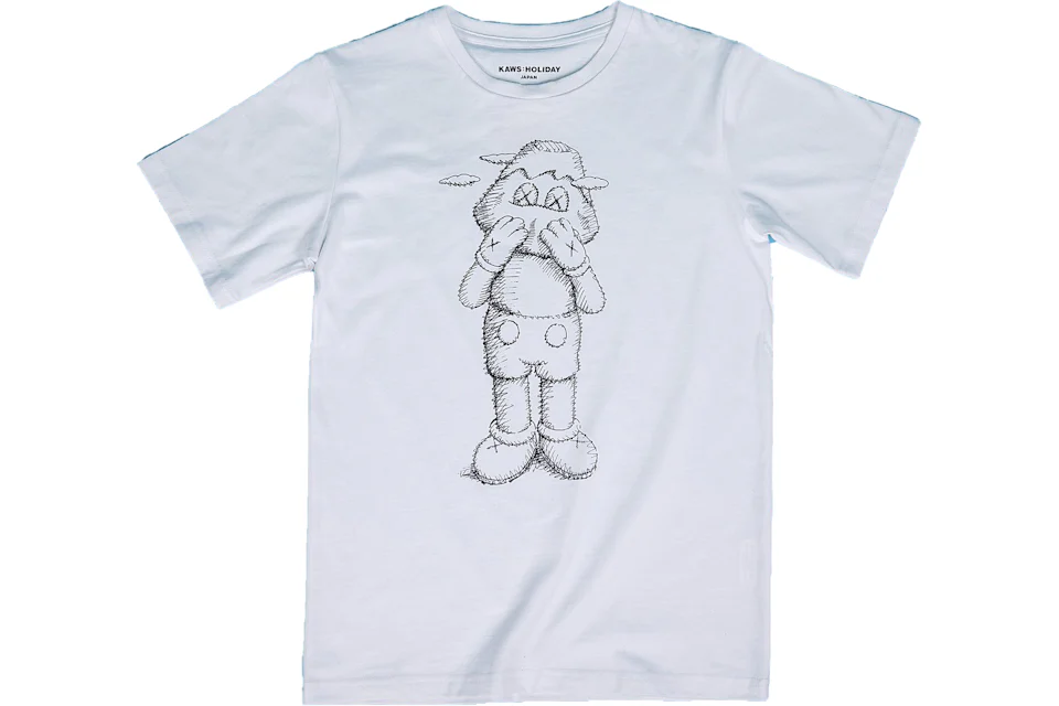 KAWS HOLIDAY JAPAN Sketch T-Shirt White