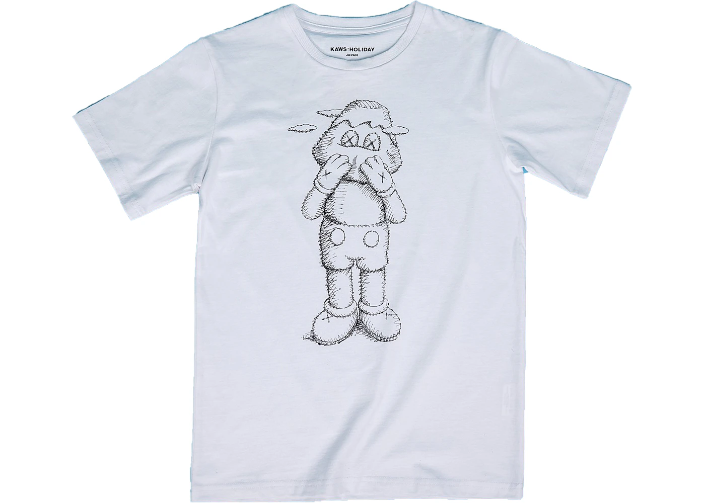 KAWS HOLIDAY JAPAN Sketch T-Shirt White Men's - SS19 - US