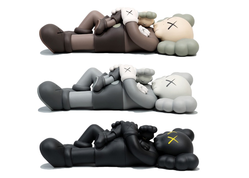 KAWS Holiday Singapore Figure Set Brown/Grey/Black