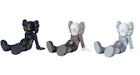 KAWS Holiday Taipei Vinyl Figure Black/Brown/Grey Set