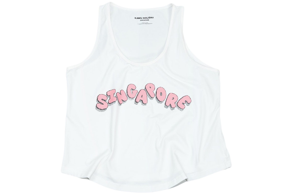 Pre-owned Kaws Holiday: Singapore Women's Tank Top White