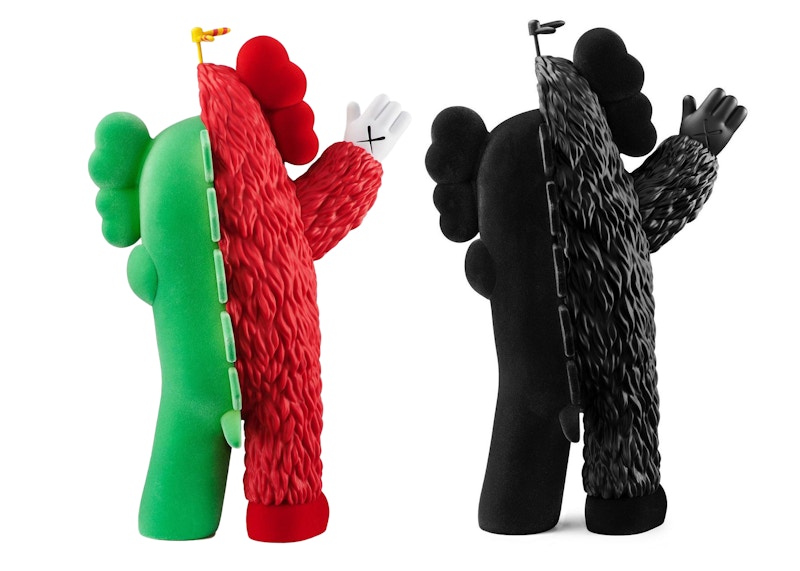 KAWS KACHAMUKKU Vinyl Figure Green/Red u0026 Black Set - US