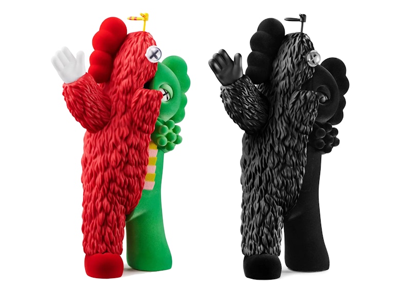 KAWS KACHAMUKKU Vinyl Figure Green/Red u0026 Black Set - US