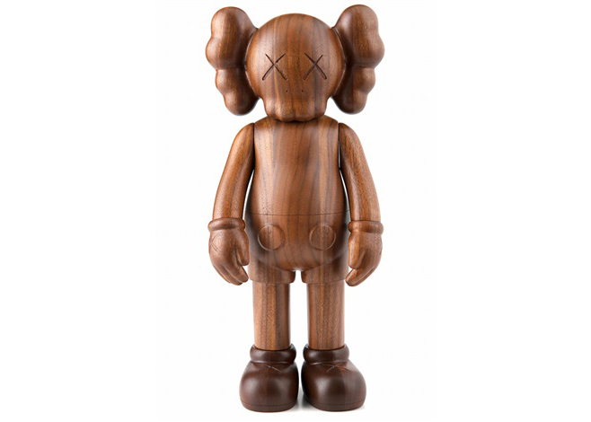 KAWS Karimoku Companion Wooden Figure Brown - JP