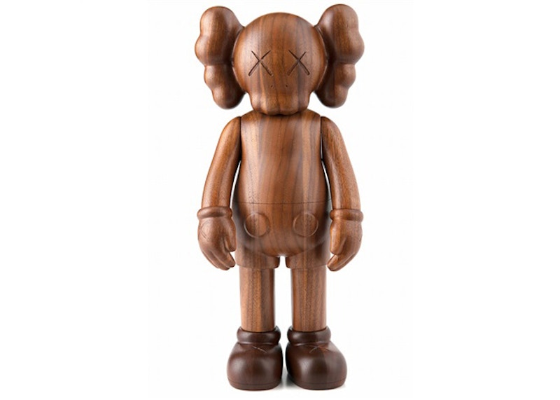 KAWS Karimoku Companion Wooden Figure Brown