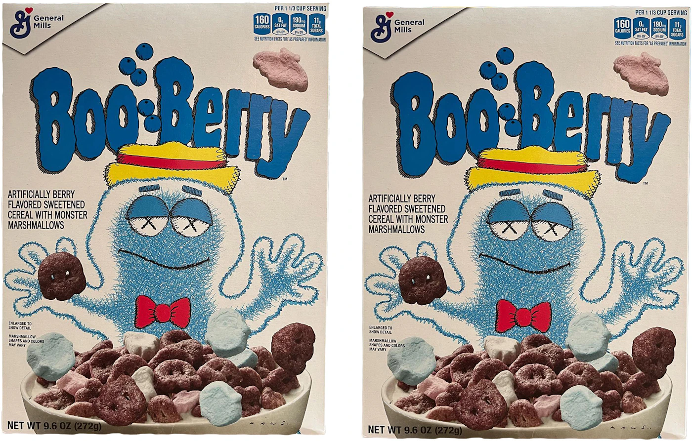 KAWS Monsters Boo Berry Cereal Family Size (Not Fit For Human Consumption)  - SS22 - US
