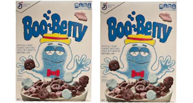 KAWS Monsters Boo Berry Cereal 2x Lot (Not Fit For Human Consumption)