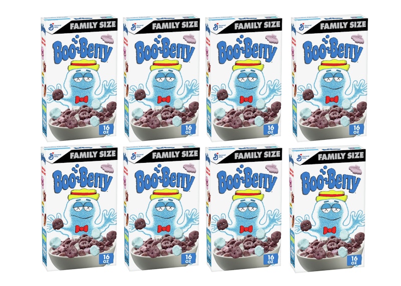 KAWS Monsters Boo Berry Cereal Family Size 8x Lot (Not Fit For Human