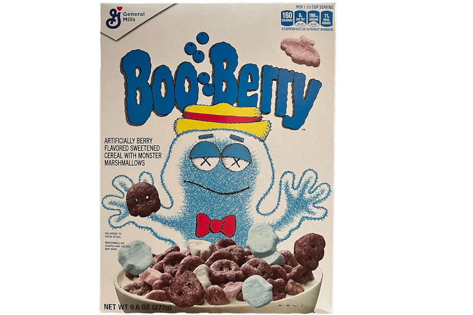 KAWS Monsters Boo Berry Cereal (Not Fit For Human Consumption)