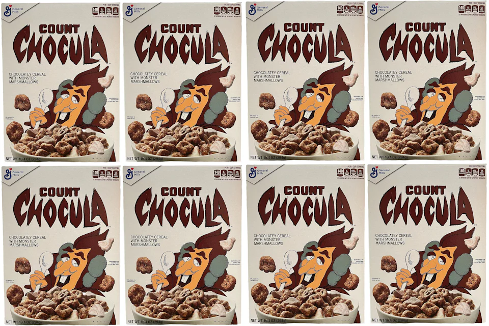 KAWS Monsters Count Chocula Cereal 8x Lot (Not Fit For Human Consumption)