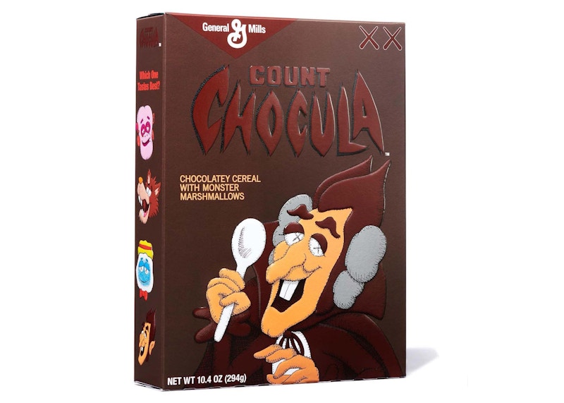 KAWS Monsters Count Chocula Cereal Limited Edition in Acrylic Case (Not