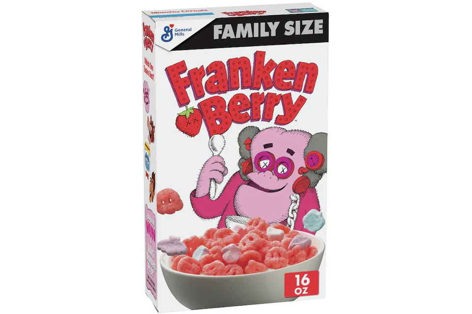 KAWS Monsters Franken Berry Cereal Family Size (Not Fit For Human Consumption)