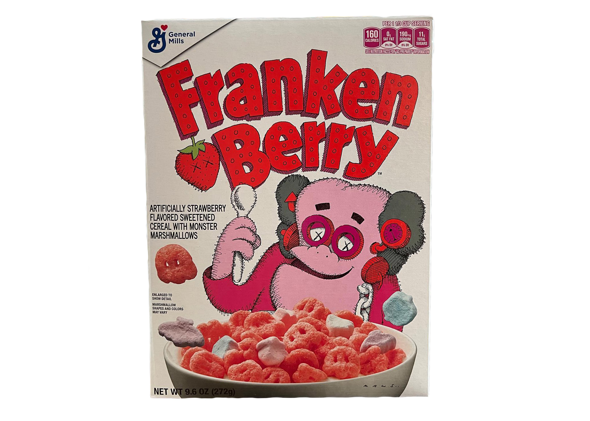 KAWS Monsters Franken Berry Cereal (Not Fit For Human Consumption 