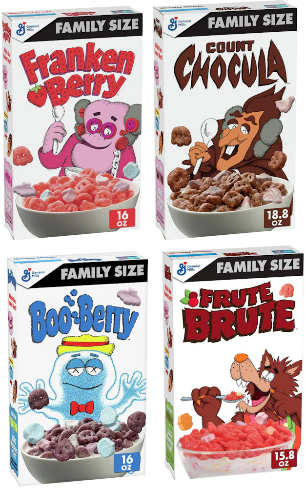 KAWS Monsters Boo Berry Cereal (Not Fit For Human Consumption) - SS22 - US