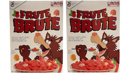 KAWS Monsters Frute Brute Cereal 2x Lot (Not Fit For Human Consumption)
