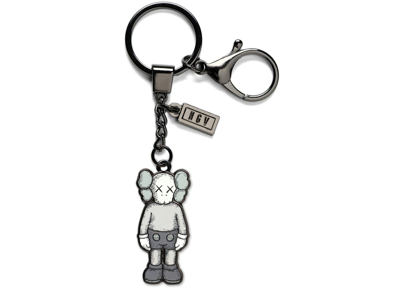 Kaws Ngv Keyring Gray