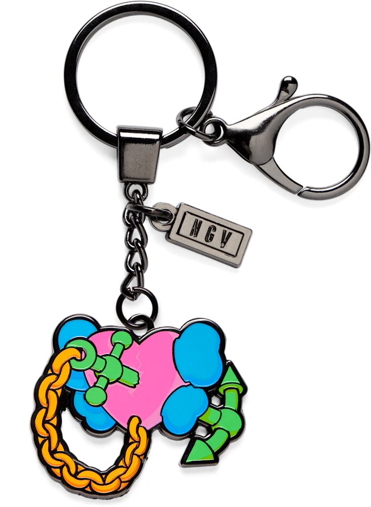 KAWS Permanent Love Keychain Multicolor - US