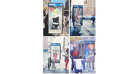 KAWS Phone Shelters Postcard (Set of 4) Multi