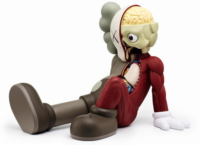 KAWS Resting Place Vinyl Figure Brown - 2012