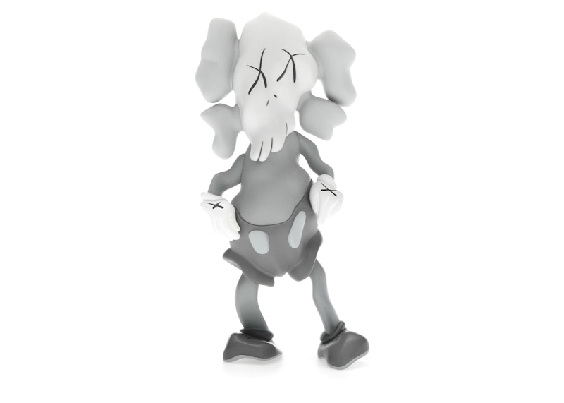KAWS Robert Lazzarini Companion Vinyl Figure Grey - JP