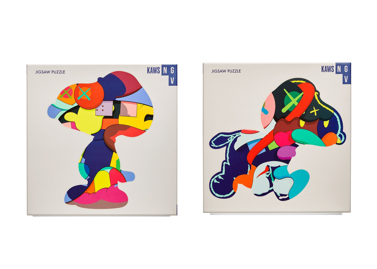 KAWS NGV Exclusive SET OF 2 Kaws “No One’s Home” And “Stay Steady” Puzzle Set 