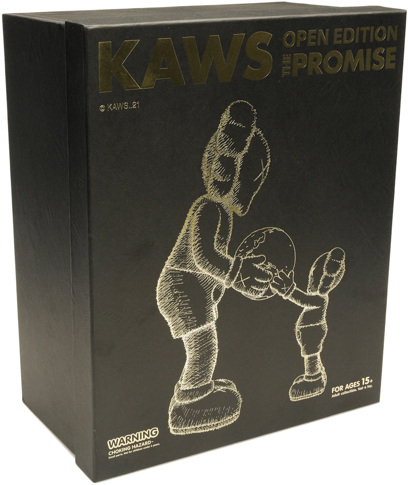KAWS THE PROMISE Vinyl Figure Black – shoegamemanila