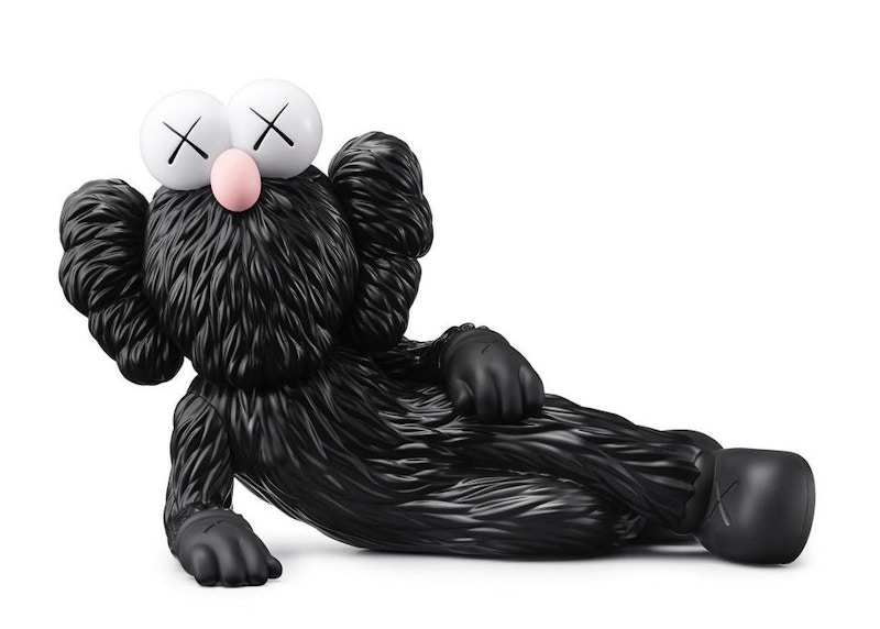 KAWS TIME OFF BLACK-