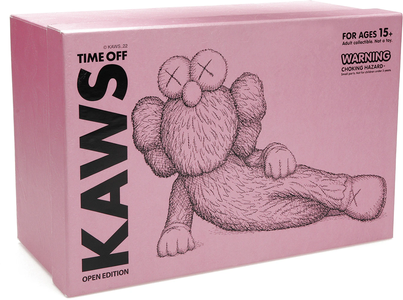 ▷ Kaws, Medicom TIME OFF (BFF Pink) by Kaws, 2023, Design