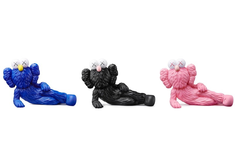 KAWS TIME OFF Vinyl Figure Set Blue/Black/Pink - SS23 - US