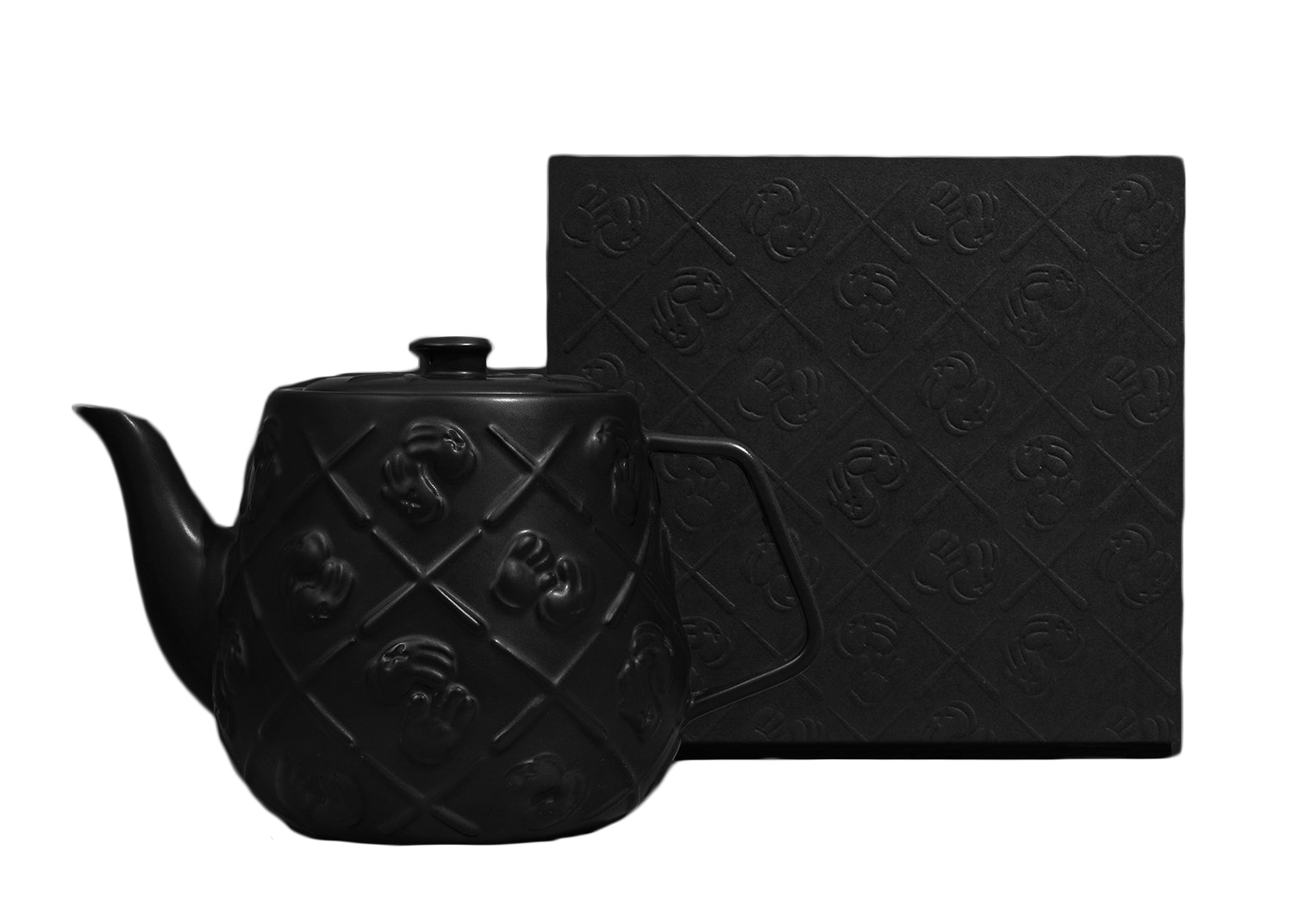KAWS Ceramic Teapot Black - US