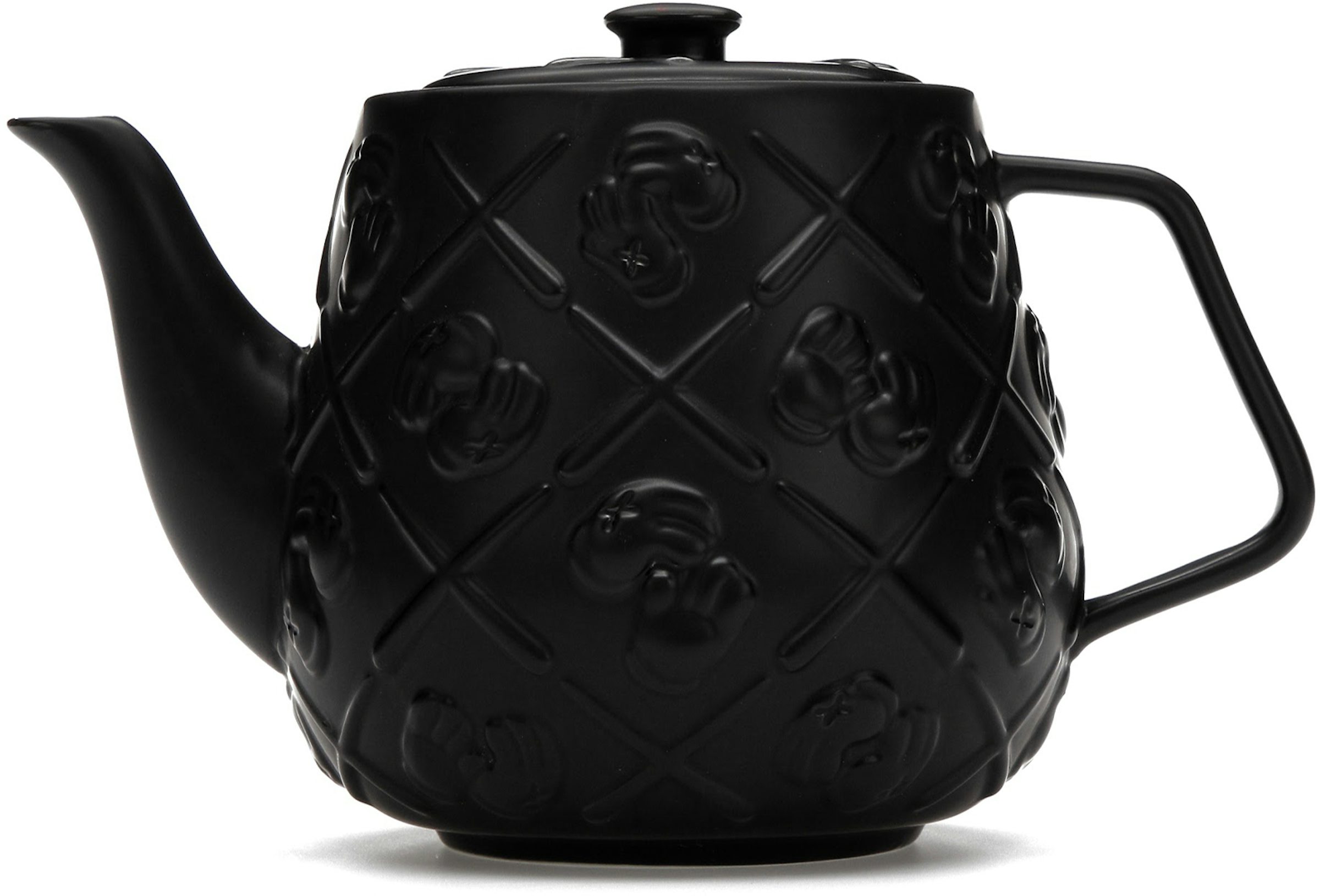 Ceramic Black Teapot