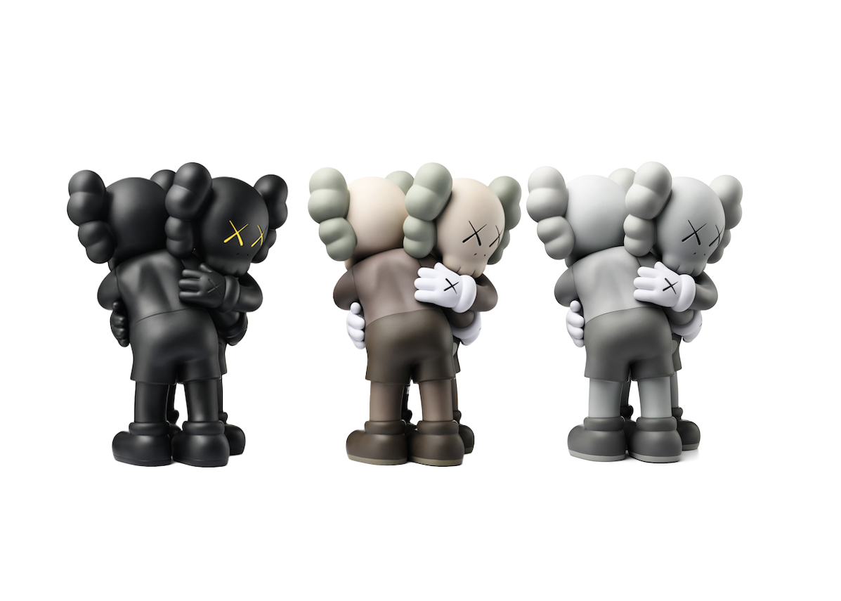 KAWS Together Vinyl Figure Black/Brown/Grey Set - US