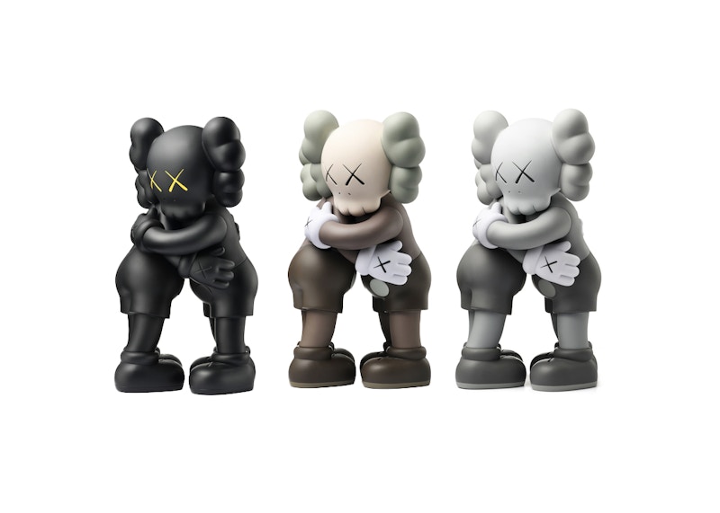 KAWS Together Vinyl Figure Black/Brown/Grey Set - US